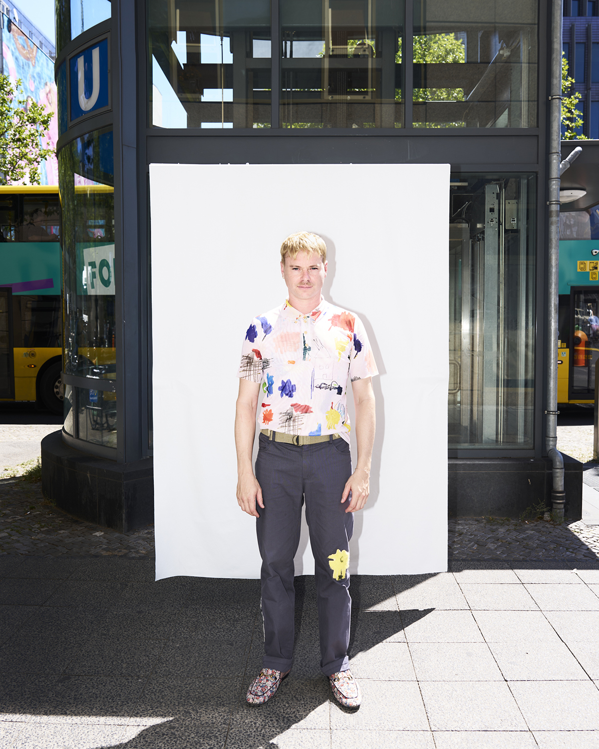Julian Zigerli – One person. One voice., Mental Health in Fashion – portrait by Claudia Malecka, Berlin Fashion Week