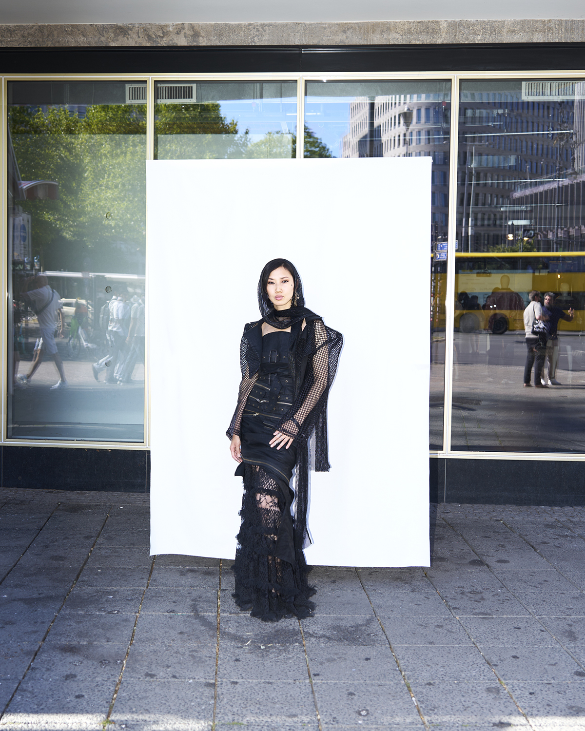 Louise Xin – One person. One voice., Mental Health in Fashion – portrait by Claudia Malecka, Berlin Fashion Week